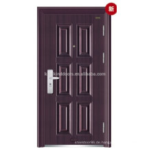 Stahl Edelstahl Tür / Main Tür KKD-339 für 2014 neu entwerfen und Farbe mit CE, BV, ISO, SONCAP